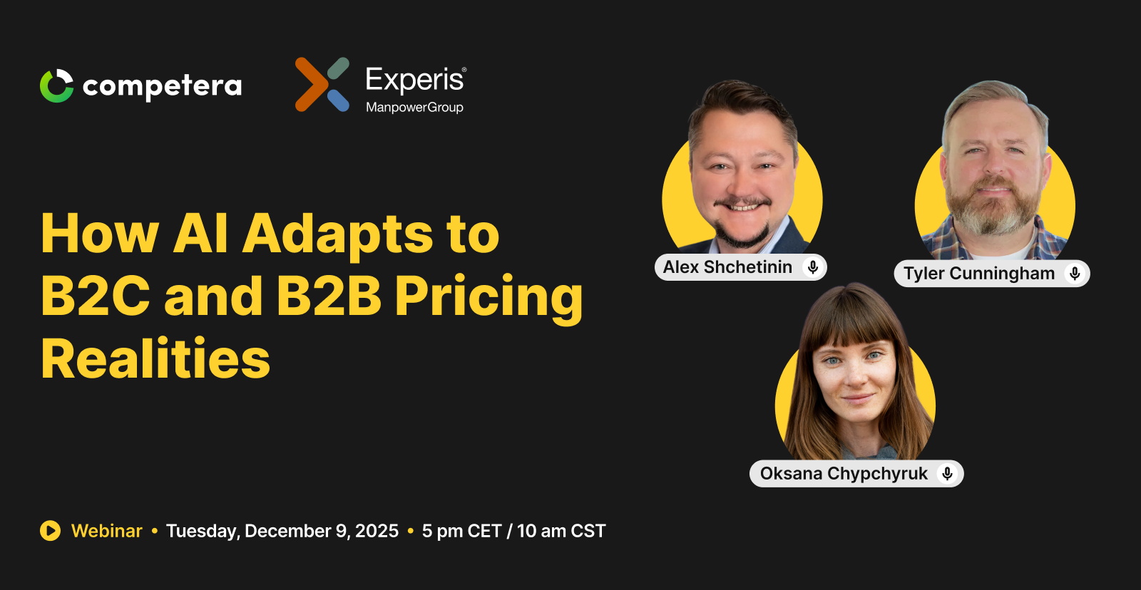 How AI Adapts to B2C and B2B Pricing Realities | Competera × Experis Webinar