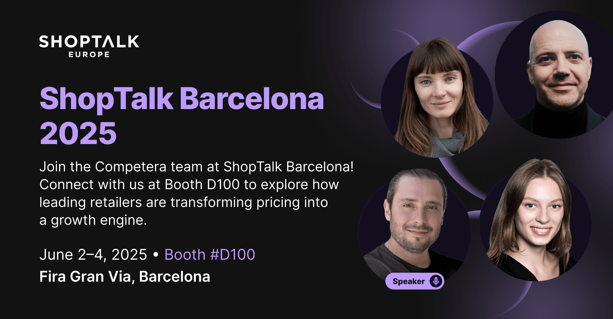 Join the Competera team at ShopTalk Barcelona