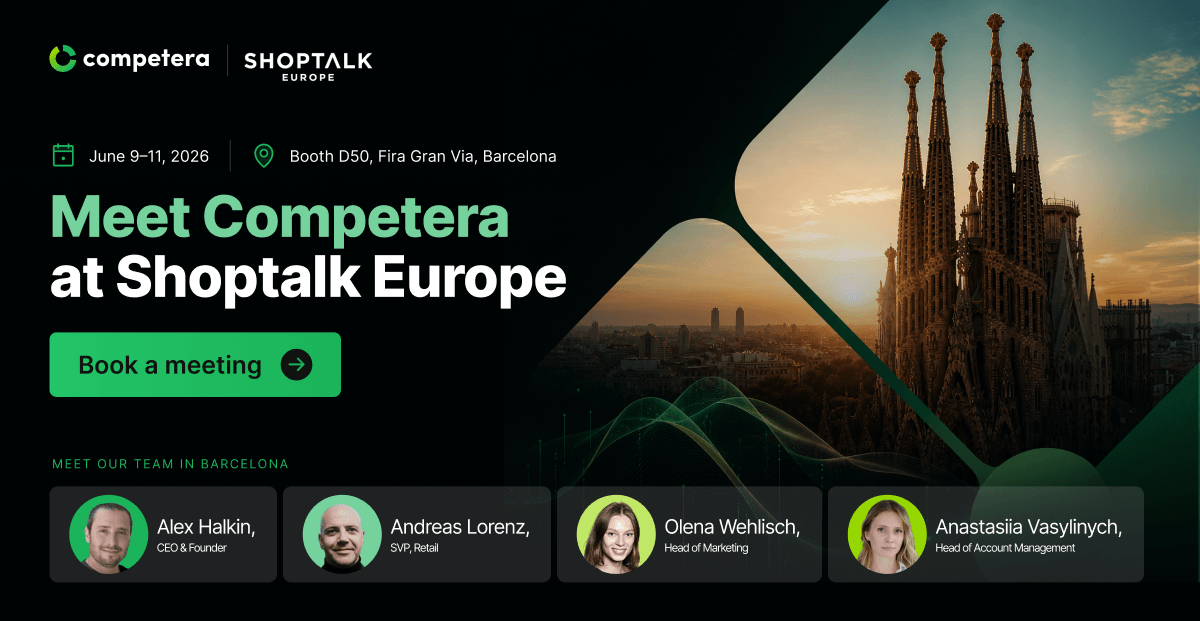 Meet Competera’s executive team at Shoptalk Barcelona on June 9-11, 2026